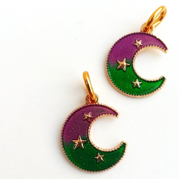 4/$20 Cresent moon shoe charm Rolle Skate moon shoelace charm - Picture 2 of 6